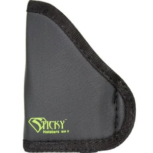 Sticky Holster Size 5 Black-Green Latex Free Rubber Fit Glock 42 w-Laser-SM-5MOD - Picture 1 of 1