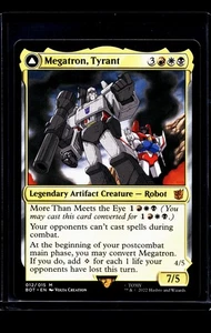 2022 MTG Magic The Gathering BOT Transformers #12 Megatron Tyrant - Picture 1 of 2