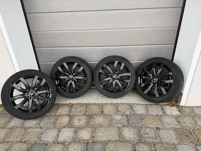 4 Winterräder in Schwarz für z.B Audi A4/A5 Mercedes C, E Klasse… siehe Text - Bild 1 von 4