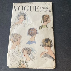 Velo VOGUE modello 9568 taglia unica anni 50 velo da sposa per sposa anni 50 Grannycore - Foto 1 di 13