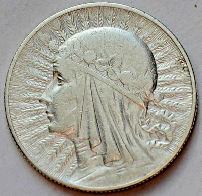 Polonia 5 Zlotych 1932, Reina Jadwiga, Polonia Foto 1 de 2