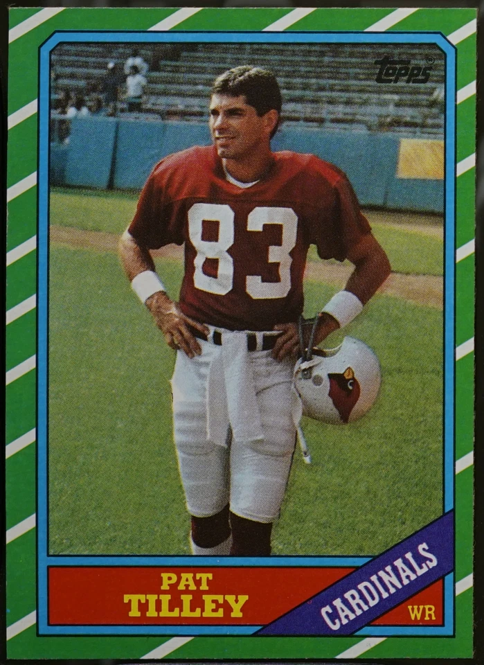 1986 Topps Football Pat Tilley #331 EX - Image 1 of 1