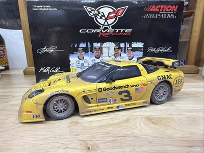2001 Dale Earnhardt Goodwrench Corvette C5R Rolex 24 Daytona Raced Action 1/18 - Image 1 of 4