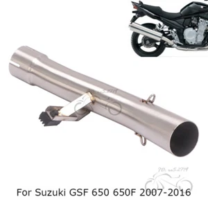 Deslizable para Suzuki GSF650 Bandit 2007-16 tubo de escape enlace medio silenciador 51 mm - Imagen 1 de 6