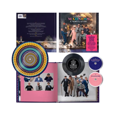Madness - C'est La Vie -Zoetrope vinyl,2CDs & flexi in bookpack casing 1500 ONLY - Image 1 of 4