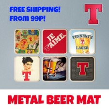 TENNENTS Extra LAGER inspired Scotland Scottish T Mug Coaster Bar Pub Beer Mat