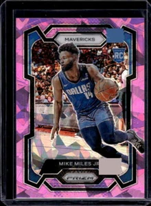 2023-24 Panini Prizm #295 Mike Miles Jr. RC Pink Ice Prizms - Picture 1 of 2