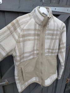 Folk Slater Jacket Check Fleece Size 3 Medium Stone Moss RRP £170 New FK430 Coat - Picture 1 of 10