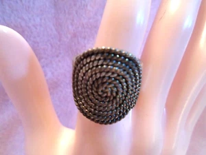 Sehr ausgefallener Sterling Silber Ring Größe 9,5 - Bild 1 von 5