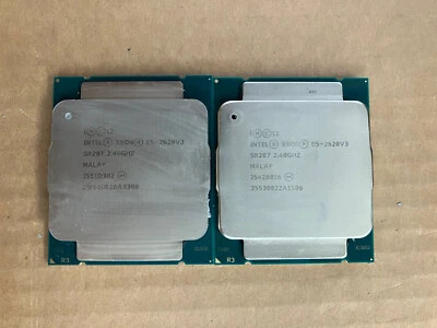~ Intel Xeon E5-2620 v3 2.40GHz Socket LGA2011-3 Processor CPU ( SR207 ) - Image 1 of 2