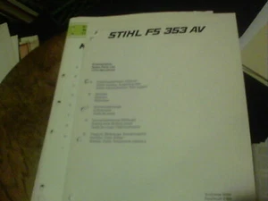 Stihl FS 353  AV Spare Parts List - Picture 1 of 6