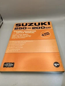 CLYMER SUZUKI 250-200cc OWNER'S HANDBOOK AND SERVICE MANUAL  - Picture 1 of 2