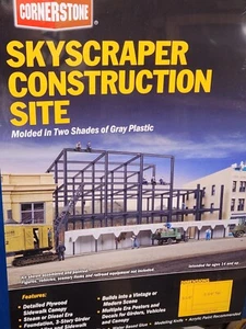 Walthers HO Skyscraper Construction Site KIT 3761 FREE SHIP! - Picture 1 of 2