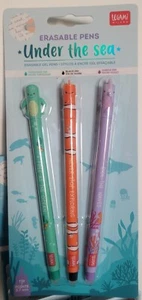 Legami 3 x stylos gel neufs UNDER THE SEA - édition limitée - SOUS LA MER - Picture 1 of 6