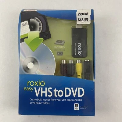 ROXIO Easy VHS to DVD for Windows Vista/XP 242500WM Sealed  - Image 1 of 4