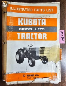 Kubota L175 Tractor Illustrated Parts List Manual 07909-50751 8/78 - Picture 1 of 13