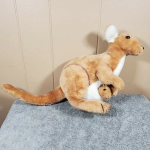 70s Dakin Kangaroo Plush Baby Joey 1975 Vintage Cabbie Stuffed Animal Tan Toy - Picture 1 of 7
