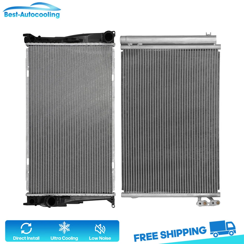 Алюминиевый радиатор и конденсатор кондиционера для 2013 2014-2015 BMW X1 2009-2015 BMW Z4 - Изображение 1 из 4