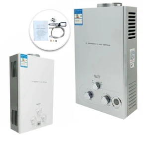 Calentador de agua 10L 12L 16L 18L 50L 80L acumulador de agua calentador continuo GLP - Imagen 1 de 179