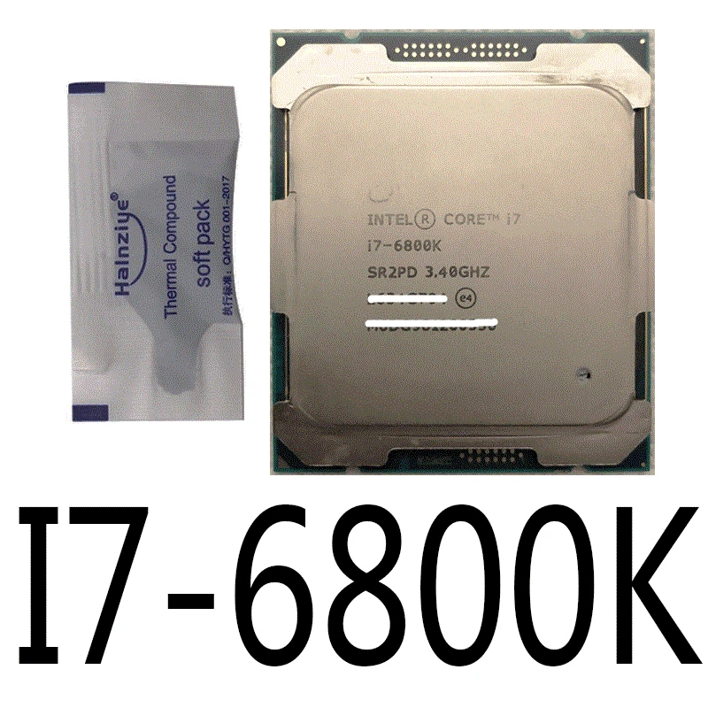 Processore CPU Intel i7-6800K 3,4 GHz sei core LGA2011 15 M - - Immagine 1 di 1