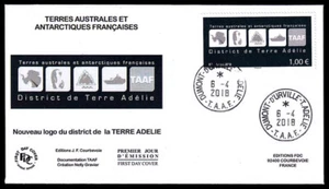FSAT/TAAF 2018. Sc.592. District de Terre Adélie. FDC - Picture 1 of 1