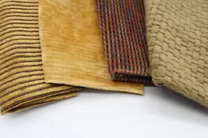 DIY Miniature Doll House Carpet Flooring Pack 4 pcs Olive Gold Burgundy - Lot B - Picture 1 of 9