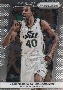 2013-14 Panini Prizm Basketball #183 Jeremy Evans