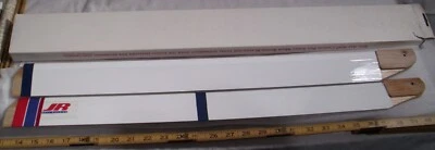 JR HELI DIVISION WOOD 27" RC HELICOPTER BLADES UNUSED - Image 1 of 3