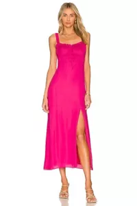 LINE AND DOT Brooke Midi Dress SIZE M - Picture 1 of 3