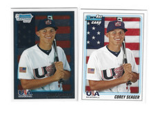 2010 Corey Seager Bowman/Bowman Chrome 1st ROOKIE Cards-#BDPP108-Rangers