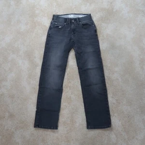 Lee Slim Straight Leg Jeans Men's 28x30 Black Denim Stretch - Picture 1 of 11