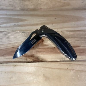 MTech USA Ballistic MT-A947 Folding Pocket Knife Silver Stainless Steel Read - Picture 1 of 9