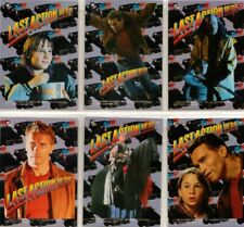 Last Action Hero Full 11 Sticker Card Chase Set from Topps 1993