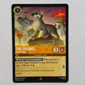 The Colonel 17/204 Disney Lorcana Reign of Jafar Regular Rare Card NM - Picture 1 of 2