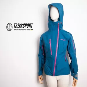NORRONA Lofoten Damen Gore-Tex blau Kapuze Strom Wanderjacke Gr. XS - Bild 1 von 16
