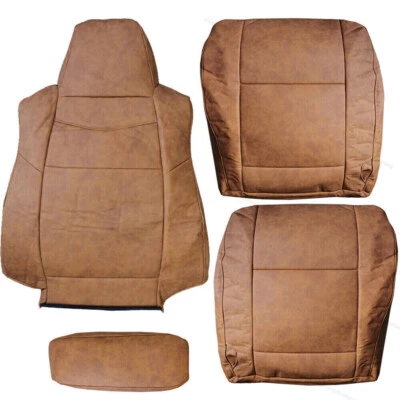 Fits 03 04-07 Ford F250 F350 F450 Super Duty KING RANCH Front Vinyl Seat Cover - Image 1 of 4