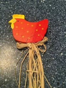 5er Set: Palo para Plantas Deko-Blumentopfstecker "Gallina ", Hecho a Mano - Picture 1 of 5
