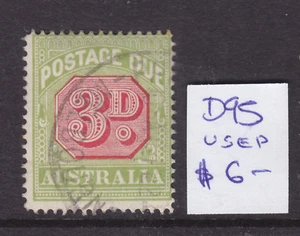 POSTAGE DUES AUSTRALIA: 3d SG D95 F.USED - Foto 1 di 1
