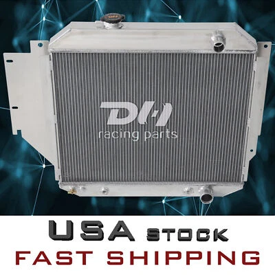 Radiador de alumínio 3 fileiras para 1992-96 Ford E-150 E-250 E-350 Econoline Wagon 4.9L - Imagem 1 de 4