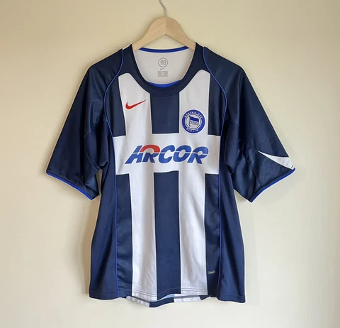 Hertha BSC Berlin 2004/2005 Home Football Shirt Soccer Jersey Nike Men's Size L Cover