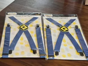 Set of 2 Unopened Minion Suspenders. From Spirit Halloween. Never used them. Adu - Picture 1 of 6