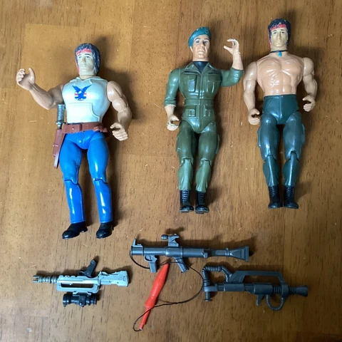 RAMBO: The Force of Freedom, Fire-Power Rambo Action Figure Colonel Troutman Cover