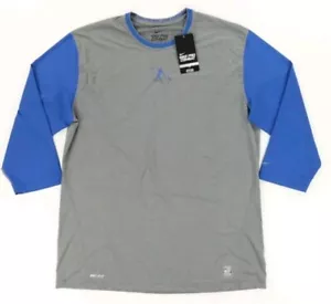 Nike Pro Combat Fitted Swingman Griffey 3/4 Sleeve Shirt Men's 2XL Super Rare - Picture 1 of 4