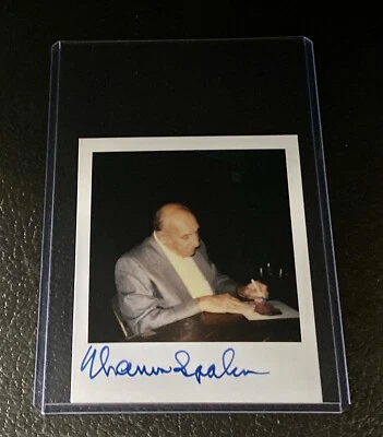Warren Spahn September 14 1991 Signed Polaroid Photo Photograph Autograph Auto - Image 1 of 4