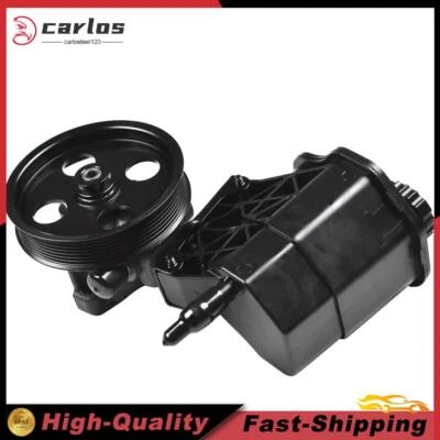 Bomba de dirección asistida con depósito y polea para 02-07 Dodge Ram 1500 3,7 L 4,7 L 5,7 L Foto 1 de 4