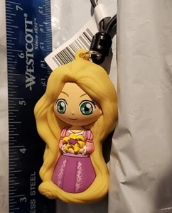 Disney Princess RAPUNZEL W FLOWERS Figural Bag Clip 2024 Tangled Spring Easter - Picture 1 of 11
