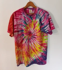 Trippy Psychedelic Tie Dye T-Shirt Unisex Size Small S Tee - Picture 1 of 4