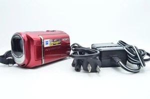 Sony DCR-SX41 SD Handycam Camcorder 8GB Internal Flash Memory Red from Japan - Picture 1 of 14