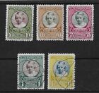 Luxembourg 1928 Fund Set Sg280-284 Fine Used Cat£85