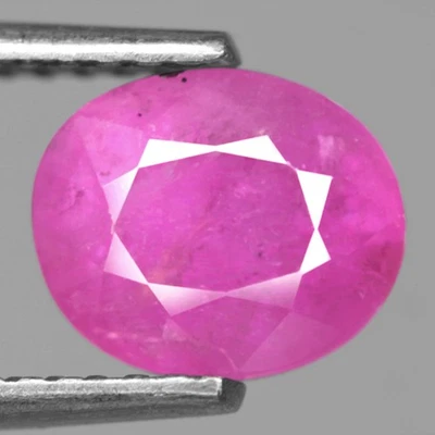 2.06Ct. Natural Gemstone Ruby Pink Oval Normal Heated Tanzania Ravishing Color! - Image 1 of 4
